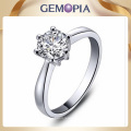 Hot Sale 925 Sterling Silver with Engagement Couple Ring